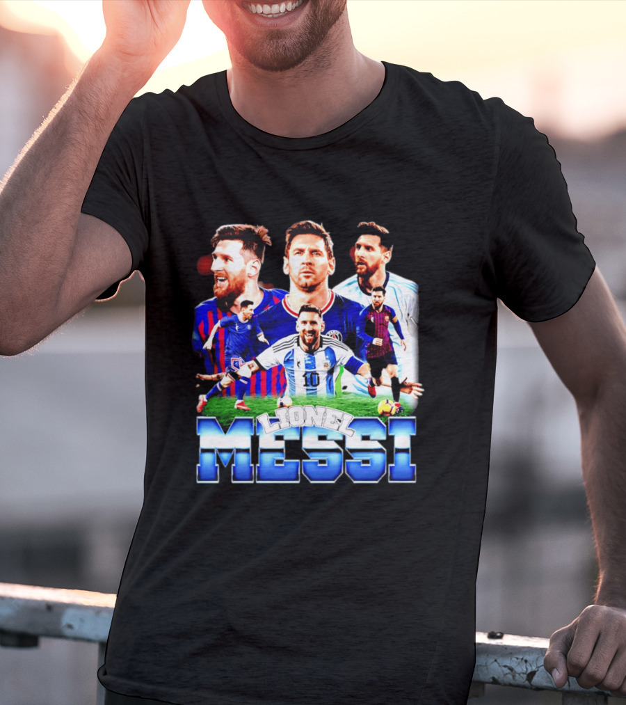 Lionel Messi Barcelona Paris Saint Germain Argentina Football Legend T-Shirt