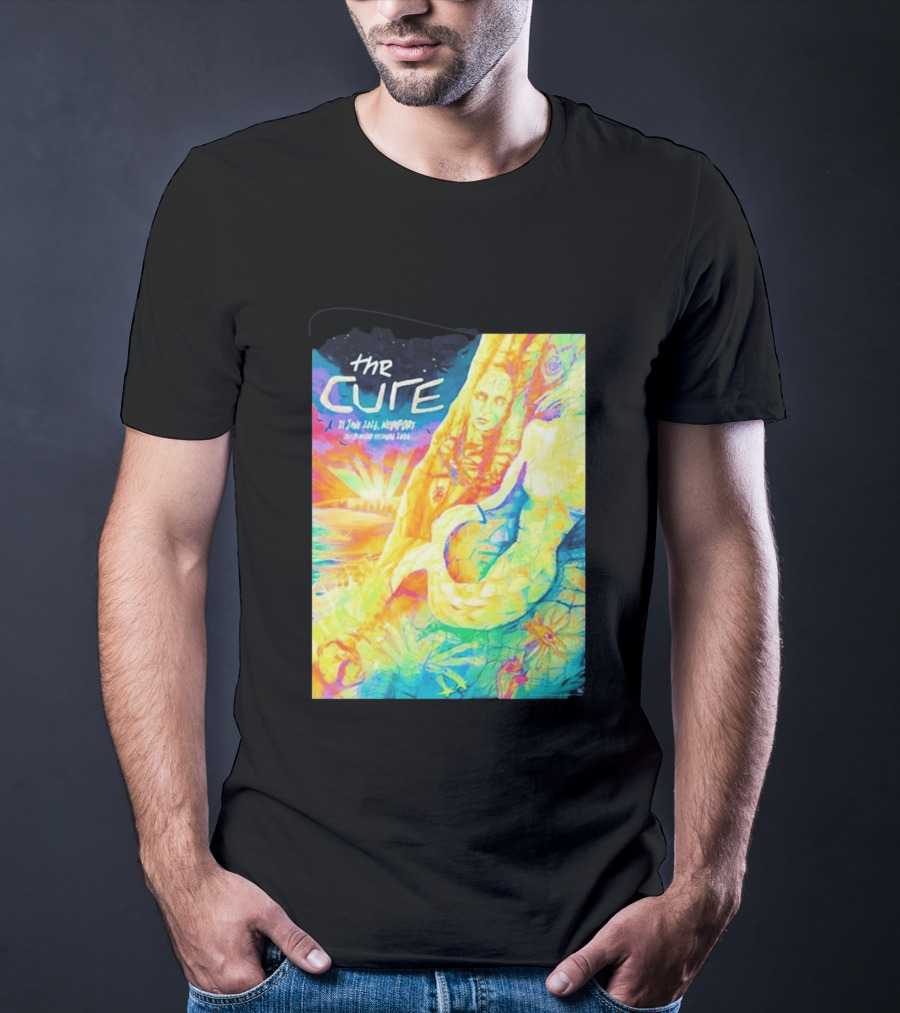 The Cure Isle Of Wight Festival Newport June 21 2026 Psychedelic T-Shirt