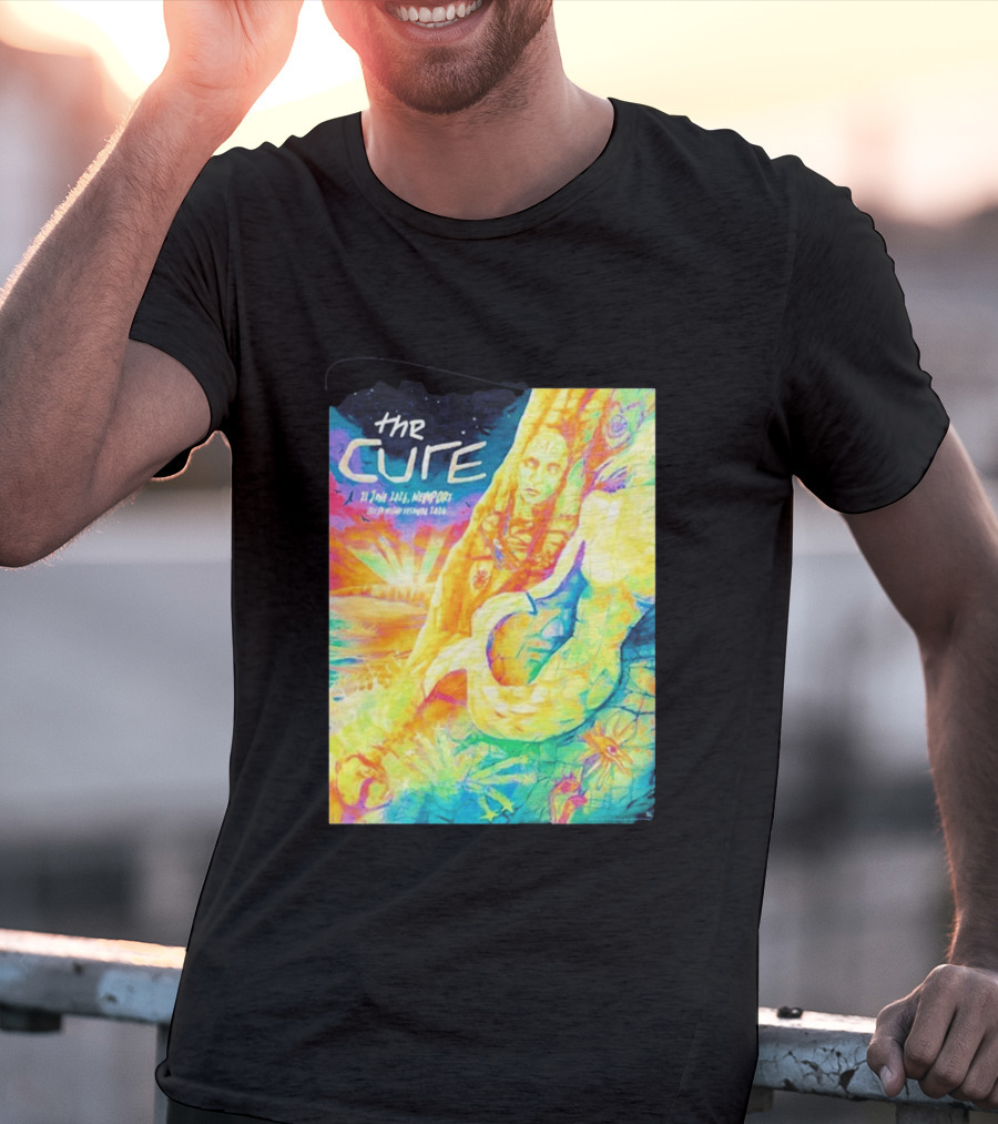 The Cure Isle Of Wight Festival Newport June 21 2026 Psychedelic T-Shirt