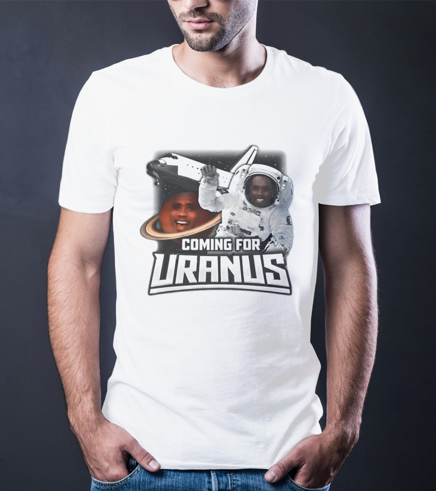 Coming For Uranus Astronaut Spaceship Humor T-Shirt