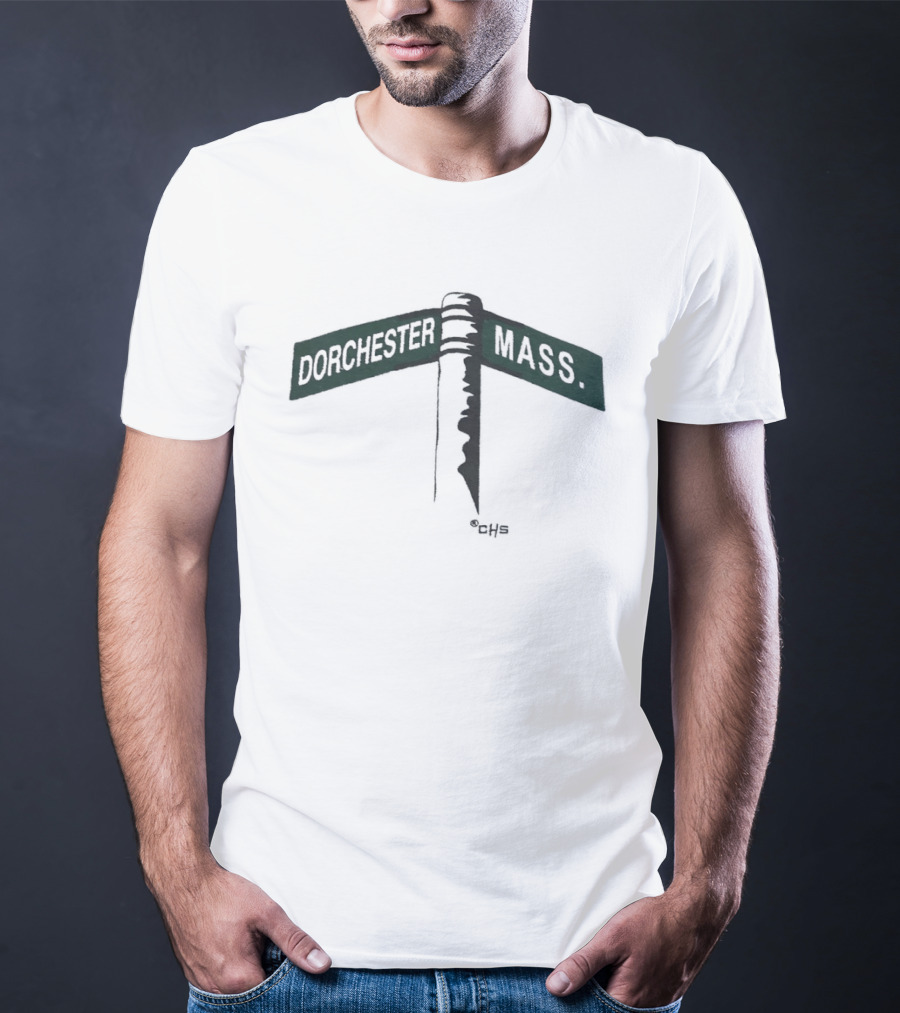 Dorchester Mass Street Sign Key T-Shirt
