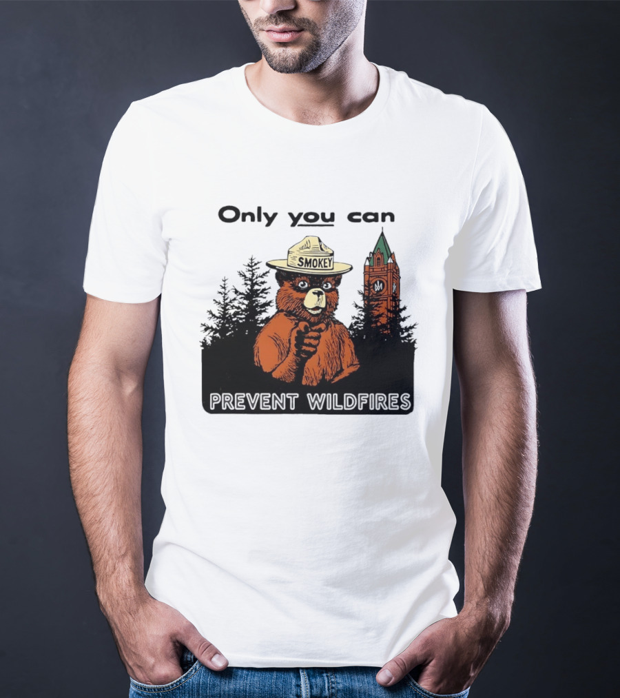 Only You Can Prevent Wildfires Smokey Bear X Montana Collaboration T-Shirt