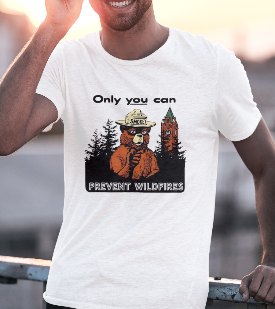 Only You Can Prevent Wildfires Smokey Bear X Montana Collaboration T-Shirt