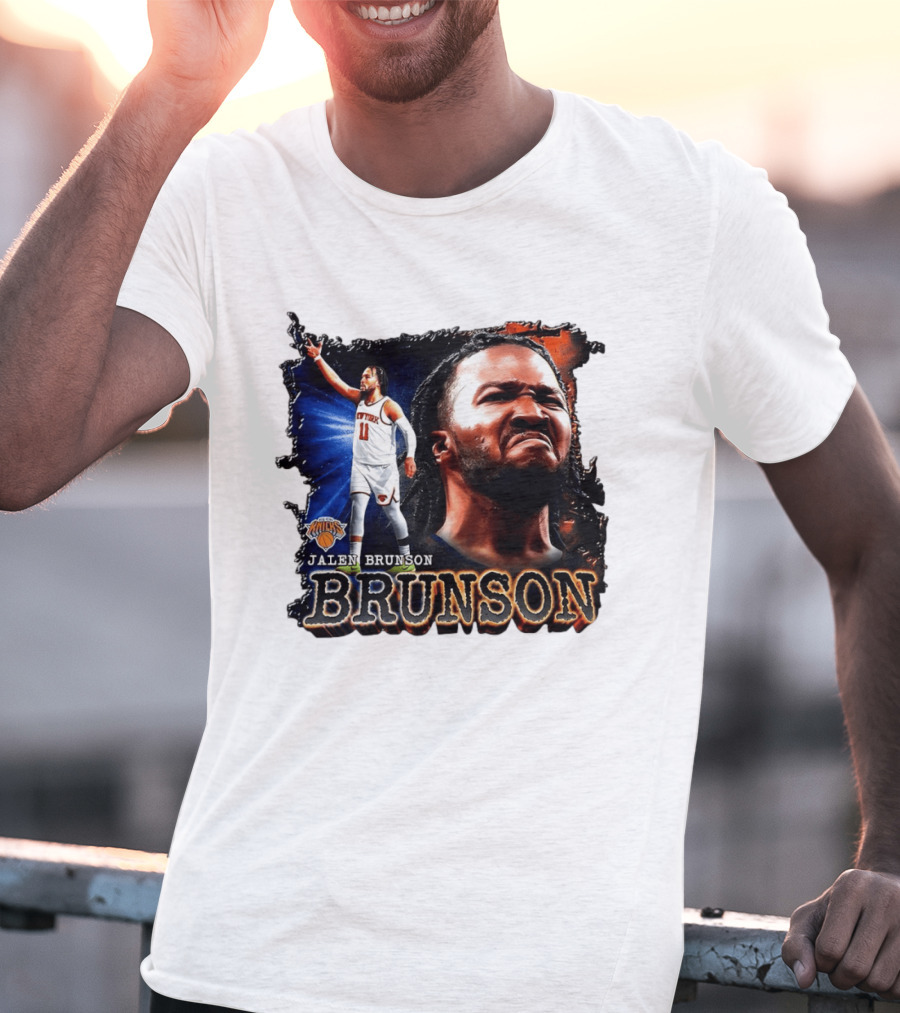 Jalen Brunson New York Knicks NBA Basketball Player Brunson Knicks T-Shirt