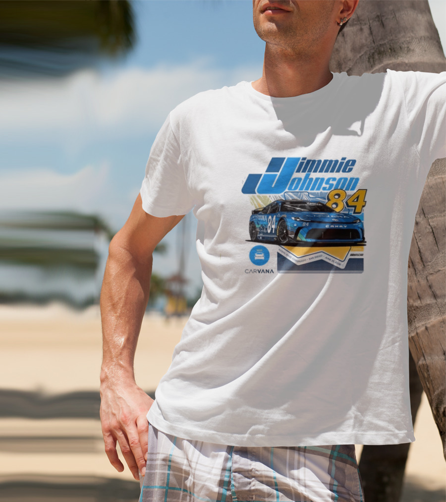 Jimmie Johnson 84 Carvana San Diego Paint Scheme 2026 T-Shirt