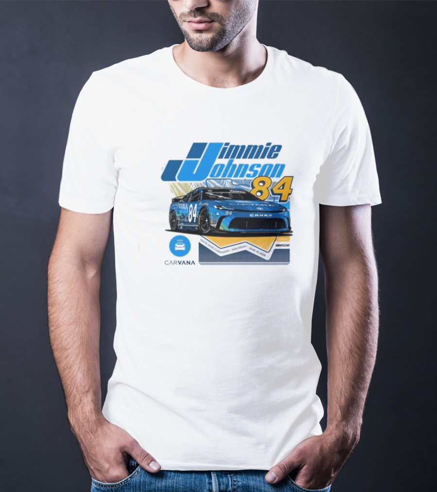 Jimmie Johnson 84 Carvana San Diego Paint Scheme 2026 T-Shirt