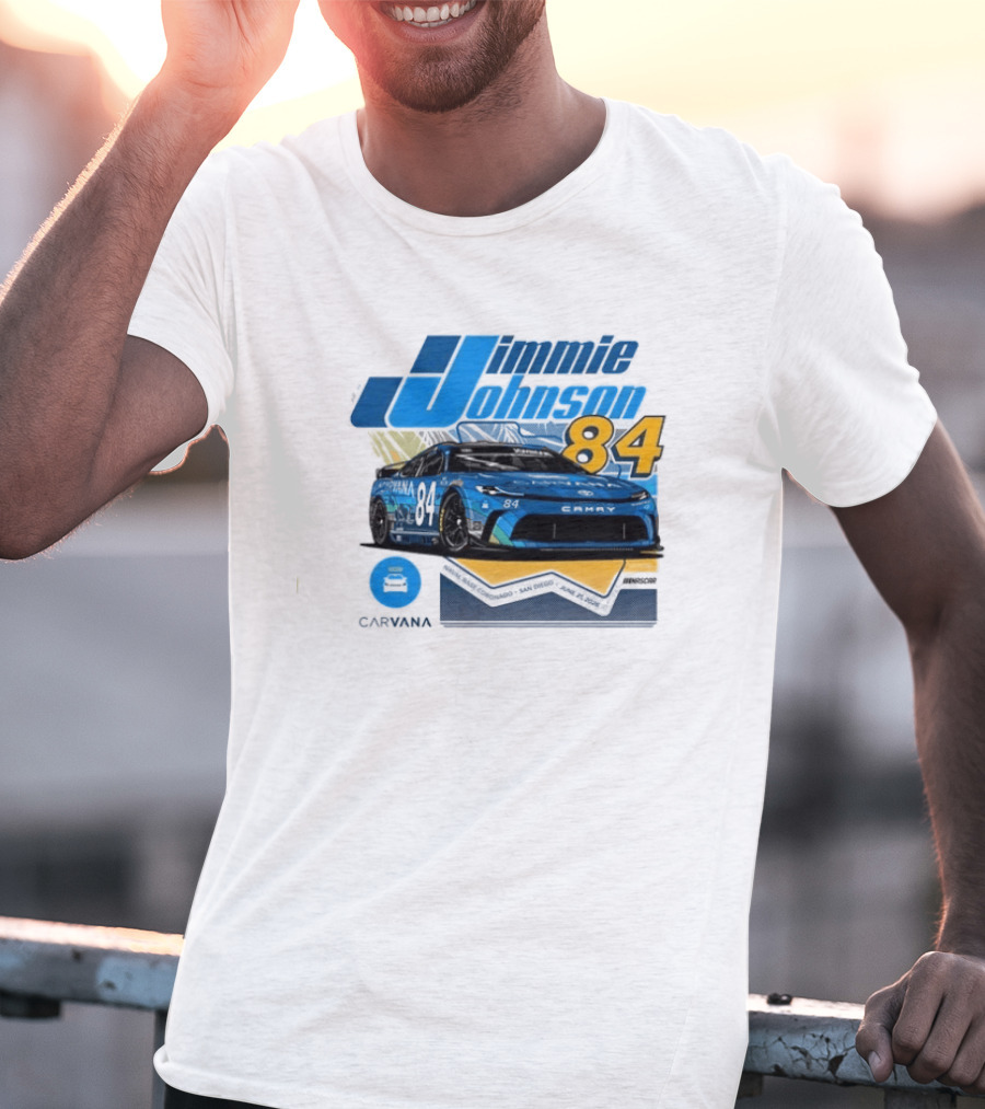 Jimmie Johnson 84 Carvana San Diego Paint Scheme 2026 T-Shirt