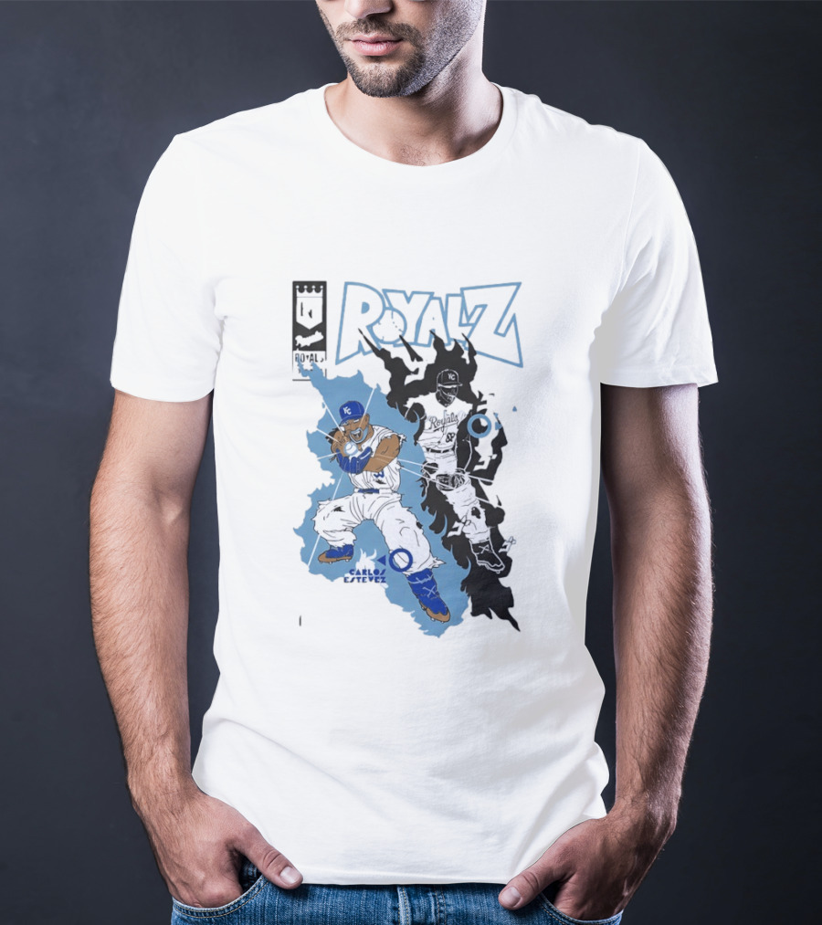 Kansas City Royals Dragon Balls Anime Crossover 2026 Carlos Estevez T-Shirt