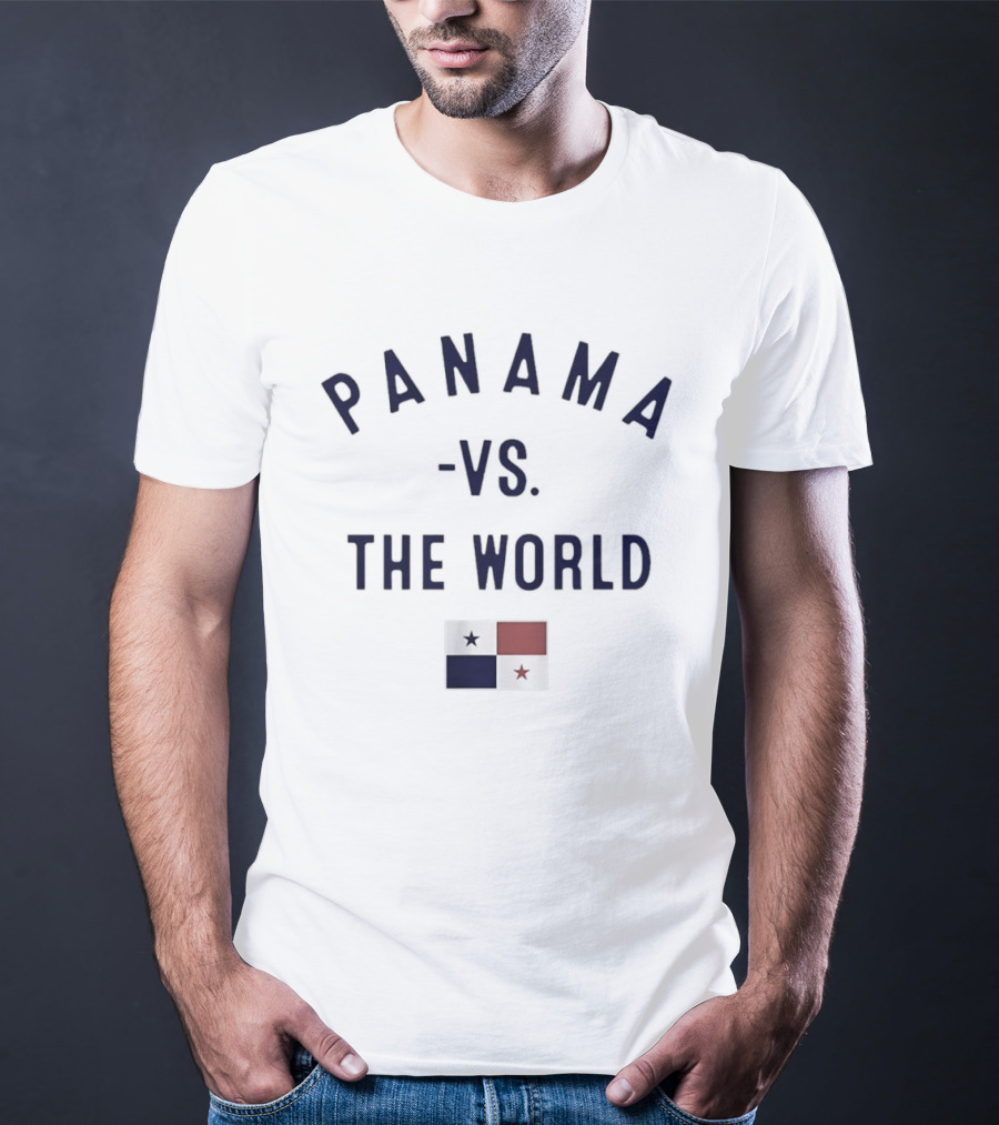 Panama Vs The World Flag Patriotic Display T-Shirt