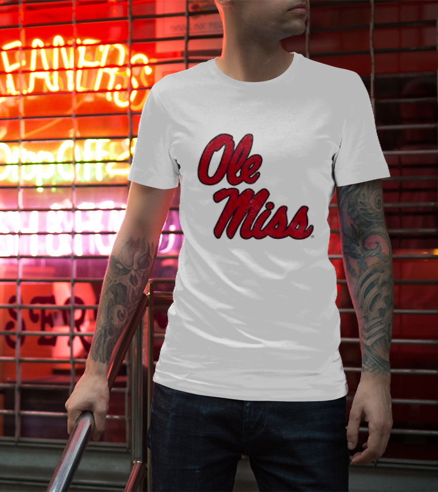 Grateful Dead Ole Miss Rebels Bears Collaboration 2 T-Shirt