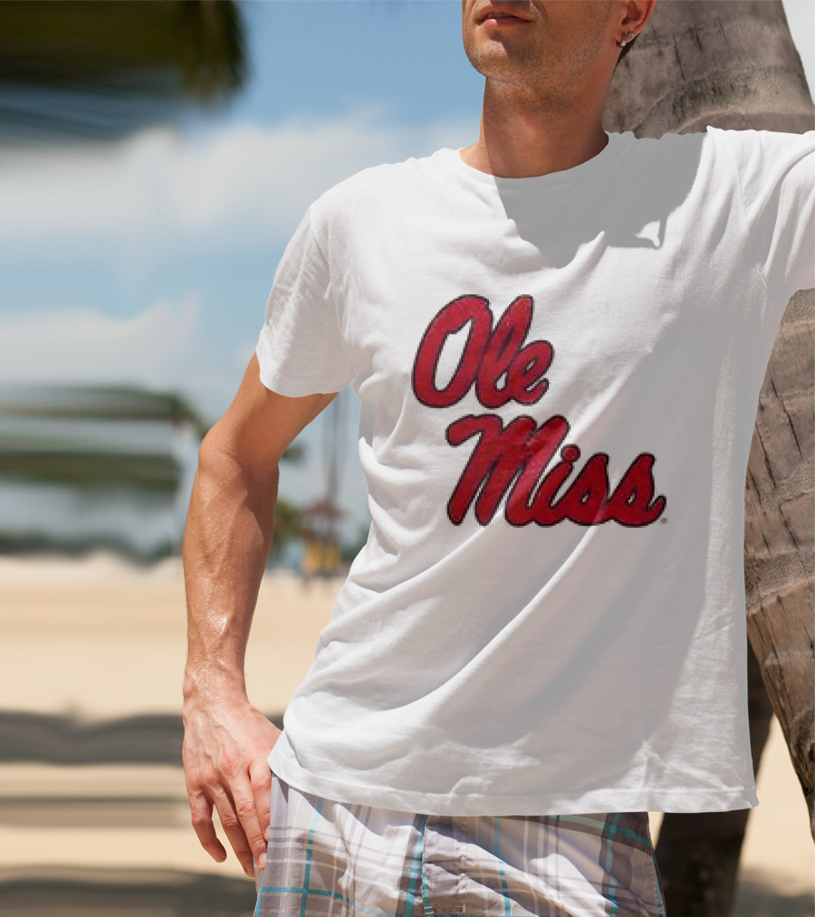 Grateful Dead Ole Miss Rebels Bears Collaboration 2 T-Shirt