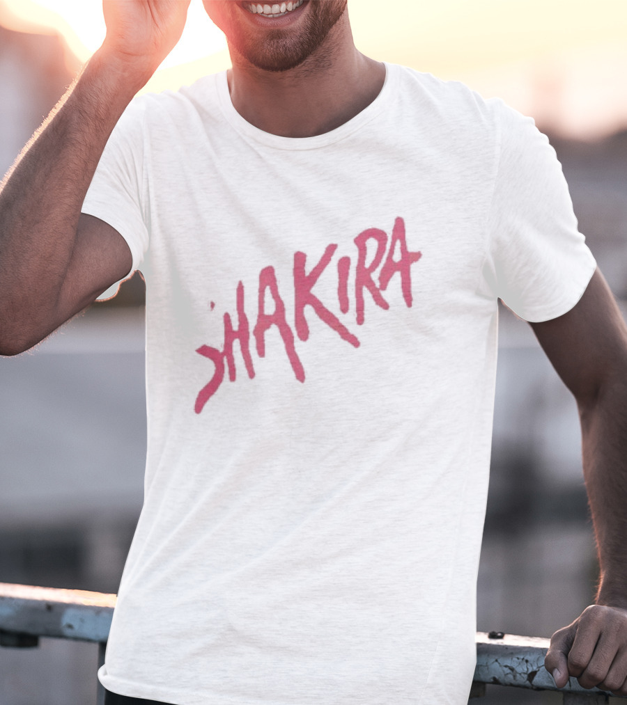 Shakira Las Mujeres Ya No Lloran World Tour Neon T-Shirt
