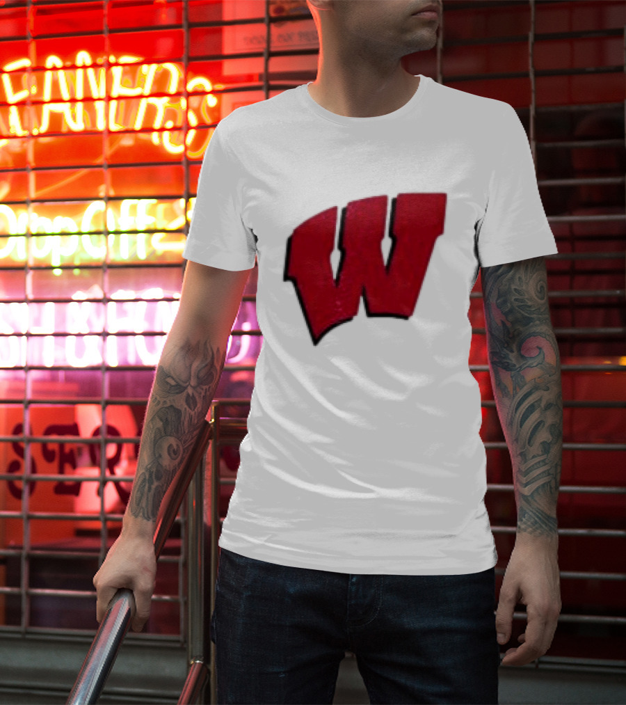 Grateful Dead Bears Wisconsin Badgers Collaboration T-Shirt