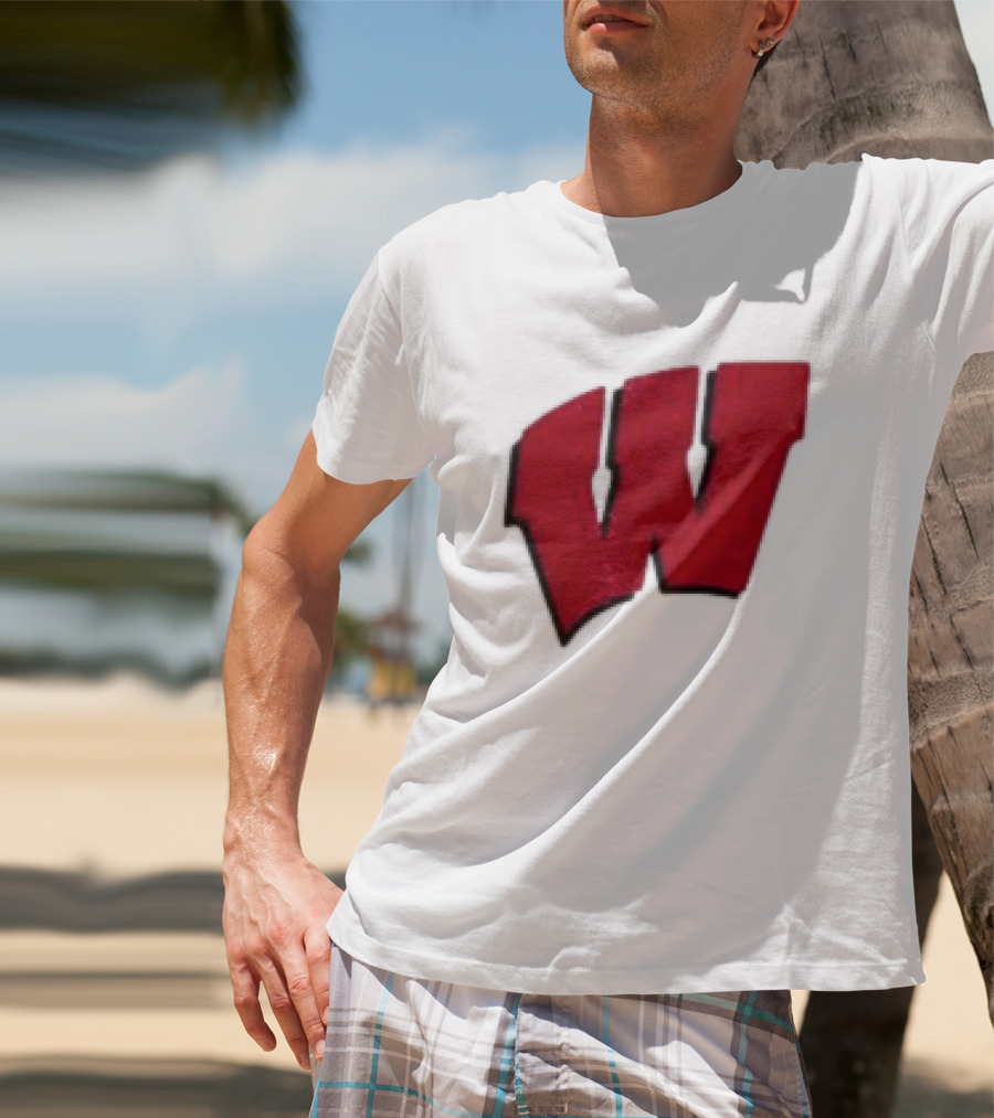 Grateful Dead Bears Wisconsin Badgers Collaboration T-Shirt