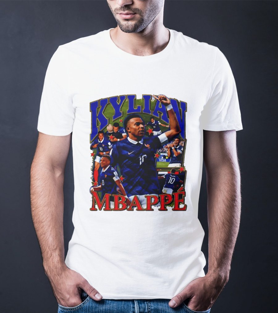 Kylian Mbappe France National Team Star Player Highlights Number 10 T-Shirt