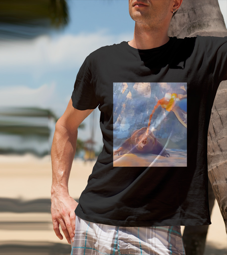 Bear Cola Bottle Wildlife Nature Animal Beverage Refreshment Zoo T-Shirt
