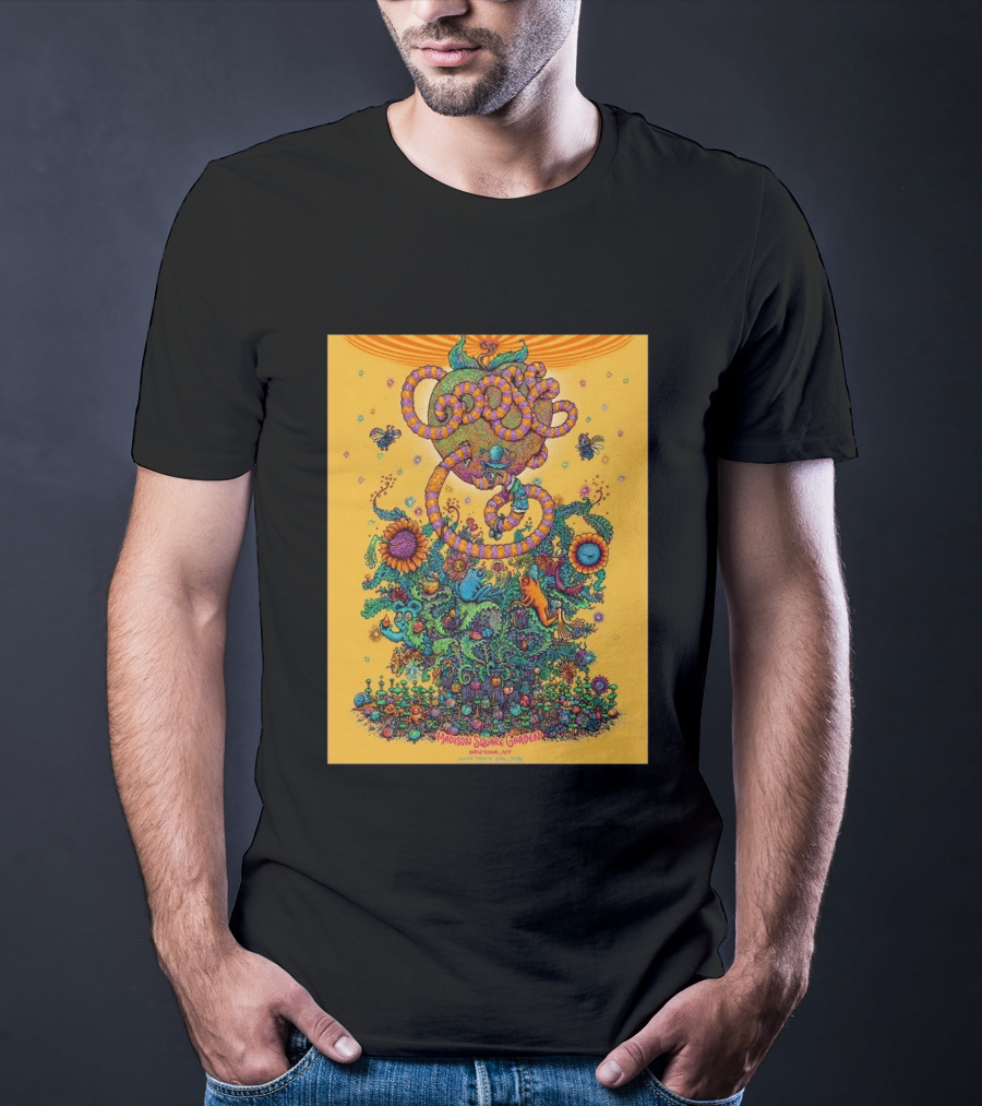 Goose Madison Square Garden New York June 19 And 20 2026 Event Psychedelic Floral T-Shirt