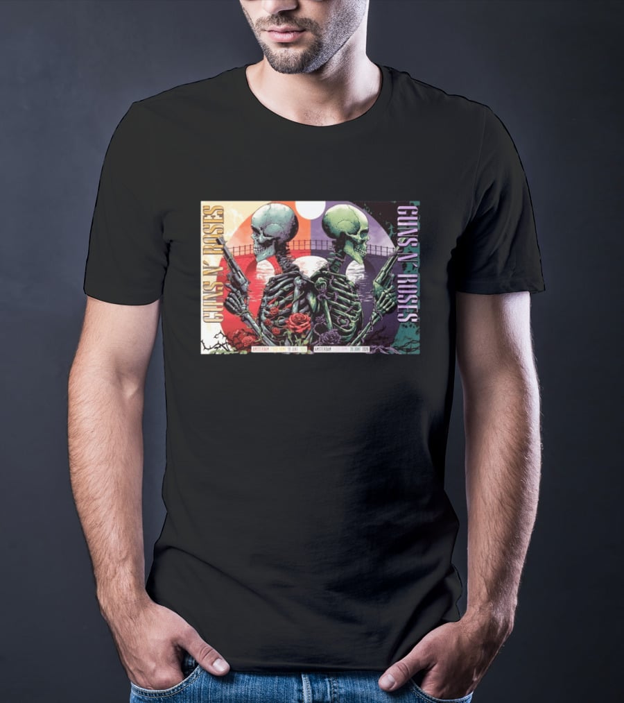 Guns N' Roses Amsterdam Ziggo Dome June 18 And 20 2026 Event T-Shirt