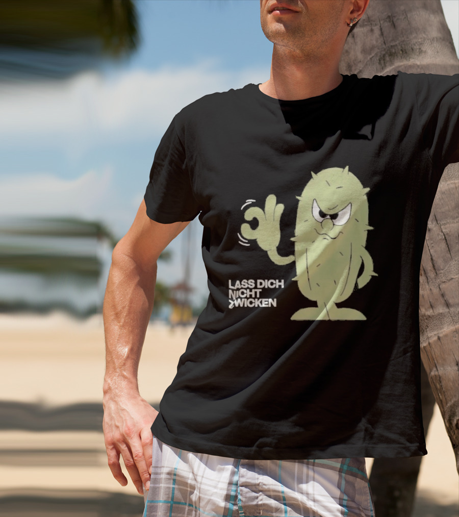 Lustiger Kaktus Lass Dich Nicht Zwicken T-Shirt