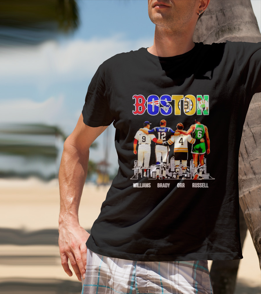Boston Williams Brady Orr Russell Sports Legends T-Shirt