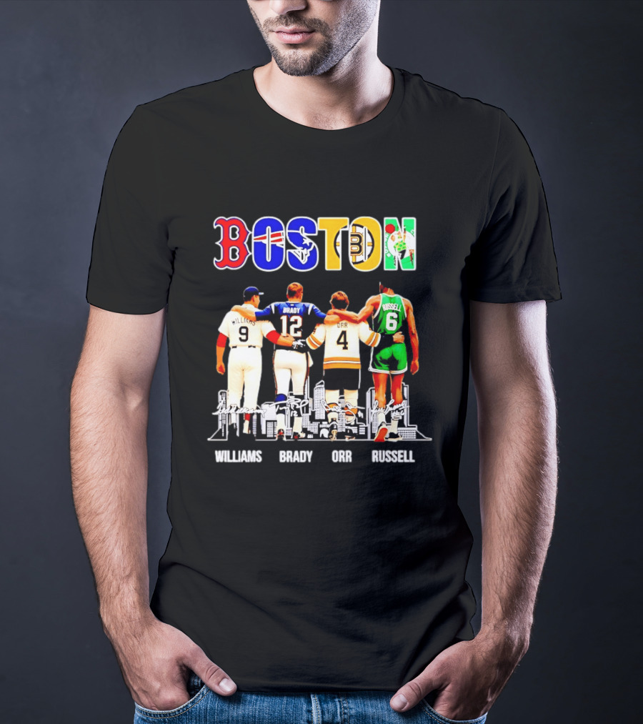 Boston Williams Brady Orr Russell Sports Legends T-Shirt