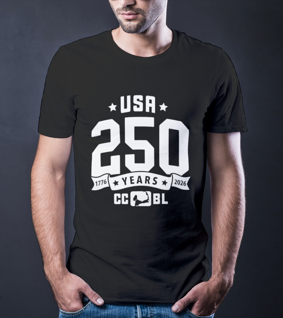 USA 250 Years 1776 2026 CCBL Anniversary T-Shirt