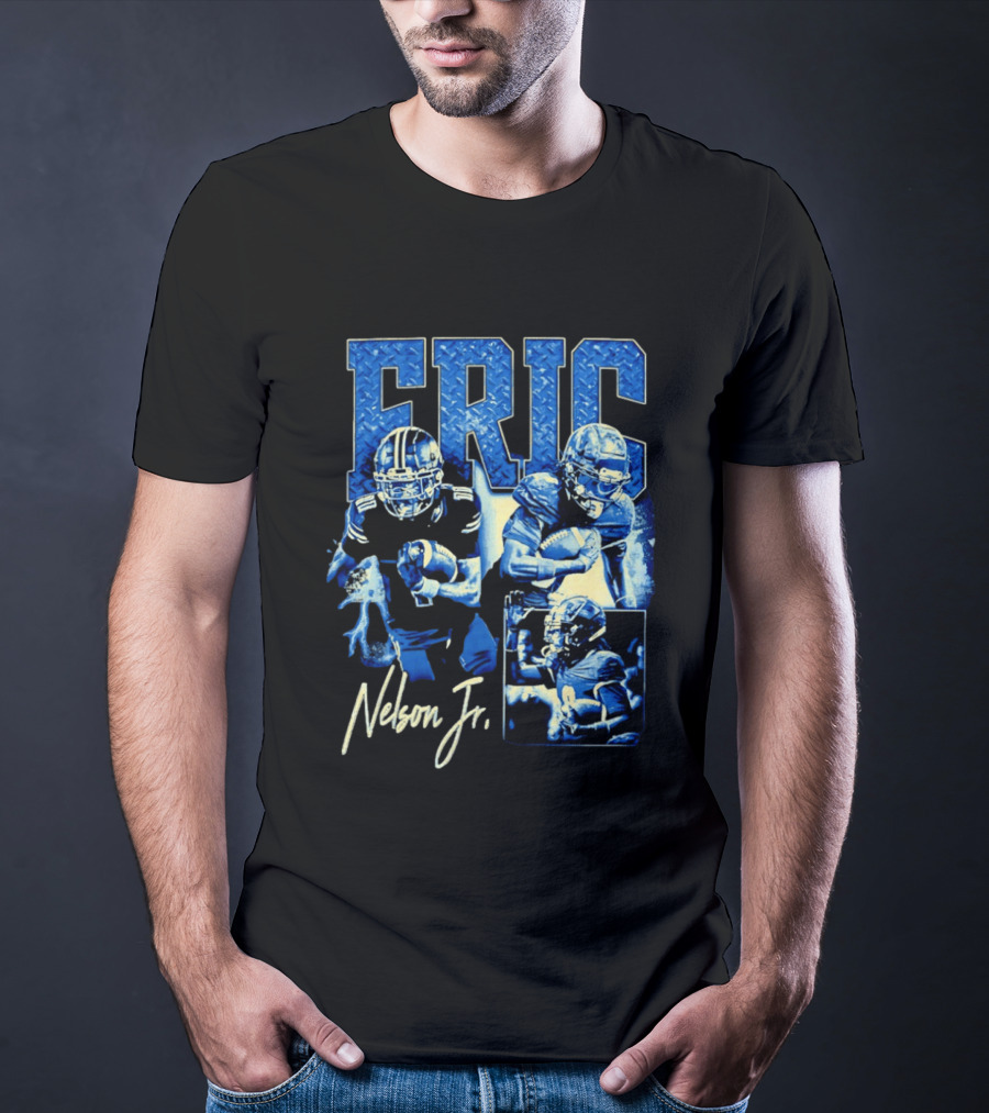 Eric Nelson Jr Football Wildcats New Hampshire T-Shirt