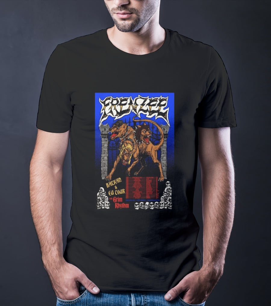 Frenzee Balkan And EU Tour 2026 With Grim Rhythm T-Shirt