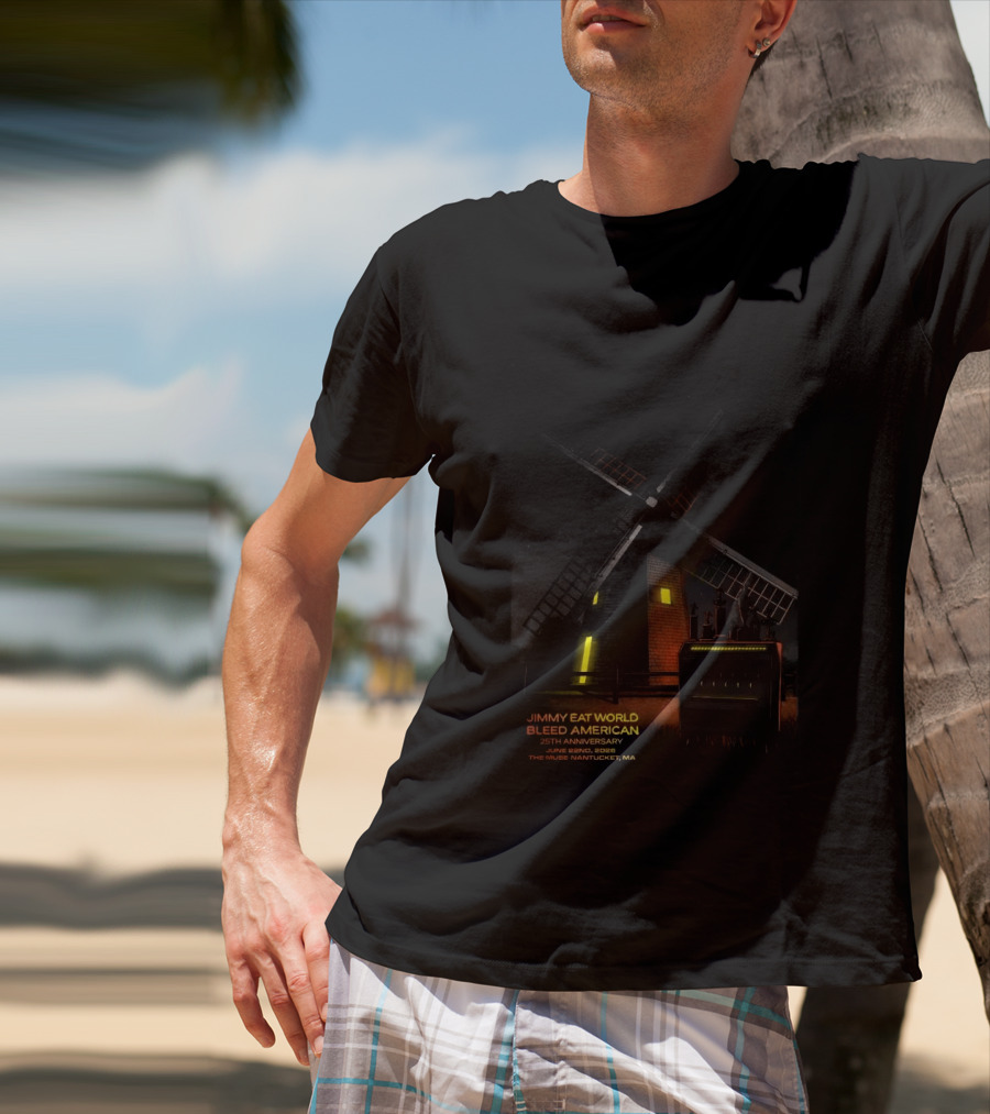 Jimmy Eat World Bleed American 25th Anniversary June 22 2026 The Muse Nantucket MA T-Shirt