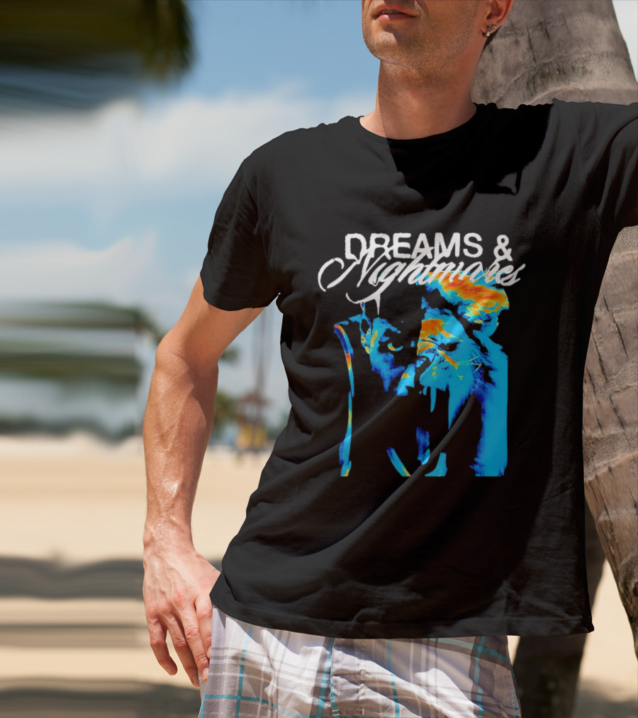 LeBron James Los Angeles Lakers Dreams Nightmares Watercolor Artistry T-Shirt
