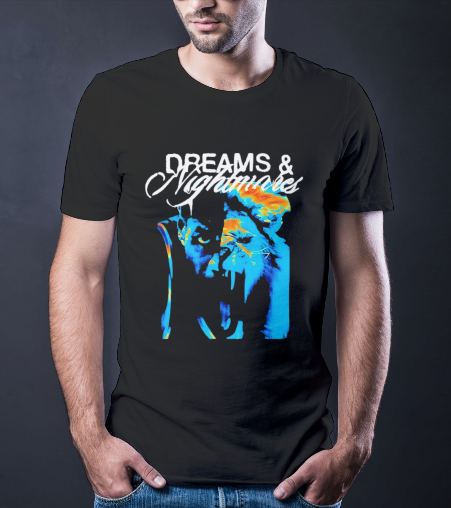 LeBron James Los Angeles Lakers Dreams Nightmares Watercolor Artistry T-Shirt