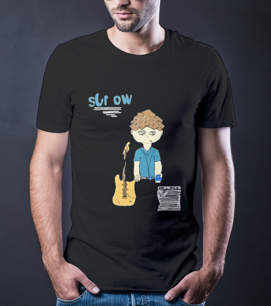 Sorrow Very Sorrow Days Blue Guitar T-Shirt
