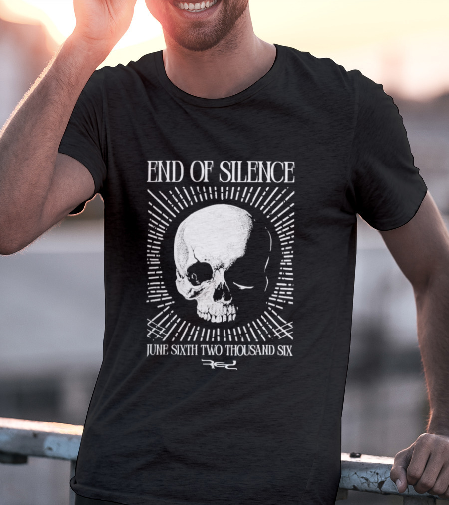 End Of Silence Skull June Sixth Two Thousand Six T-Shirt
