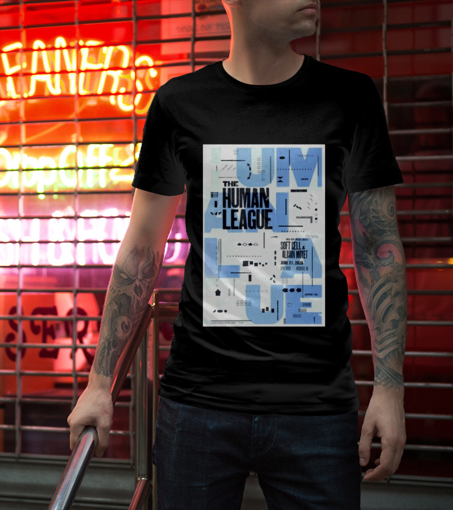 The Human League Soft Cell Alison Moyet June 21 2026 Nashville T-Shirt