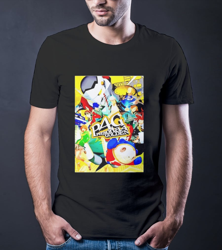 Persona 4 Golden P4G Main Cast Izanagi Teddie Kanji Naoto Chie Yosuke Yukiko Margaret T-Shirt