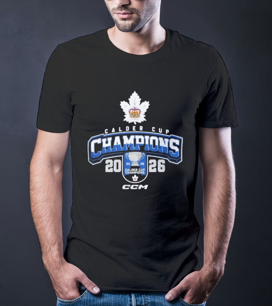 Toronto Marlies Calder Cup Champions 2026 CCM Locker Room T-Shirt