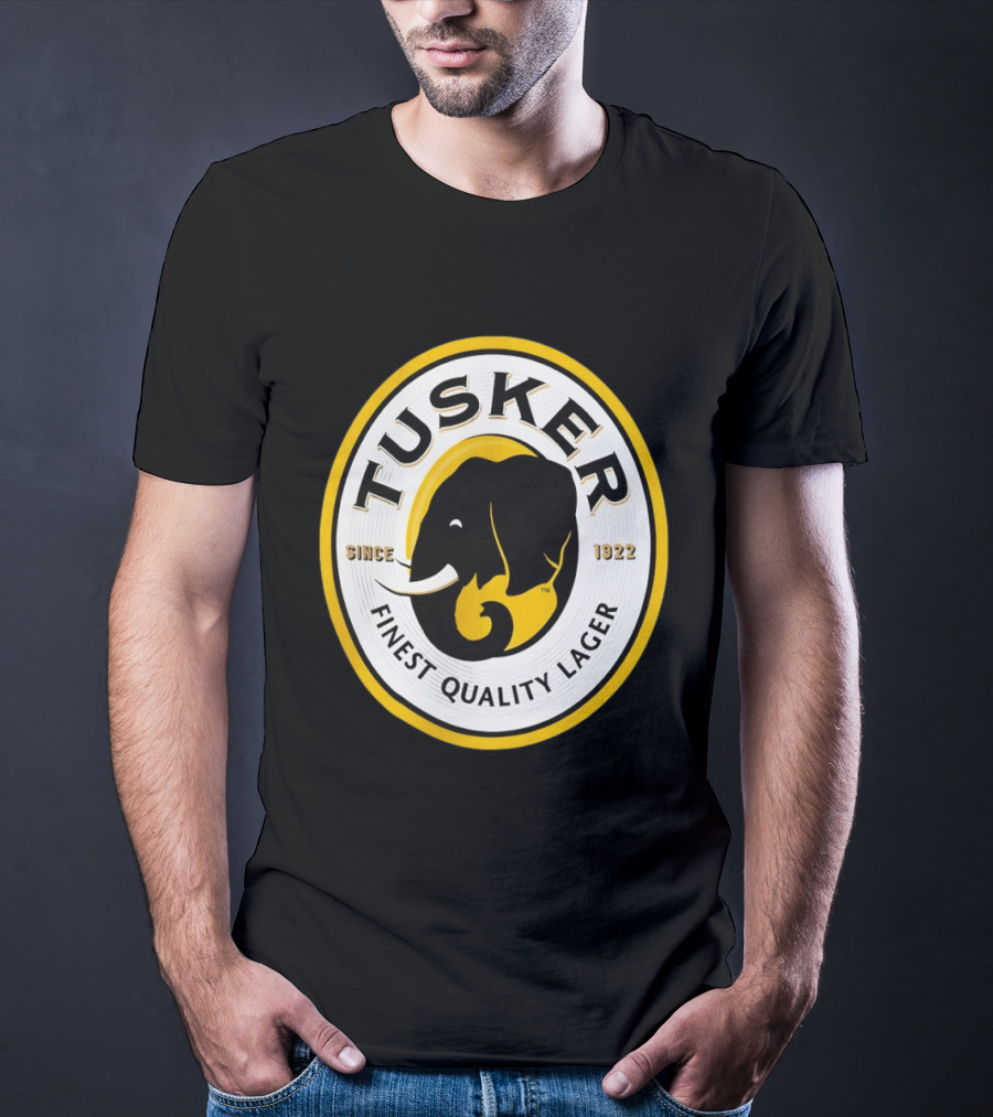 Tusker Elephant Finest Quality Lager Since 1922 T-Shirt