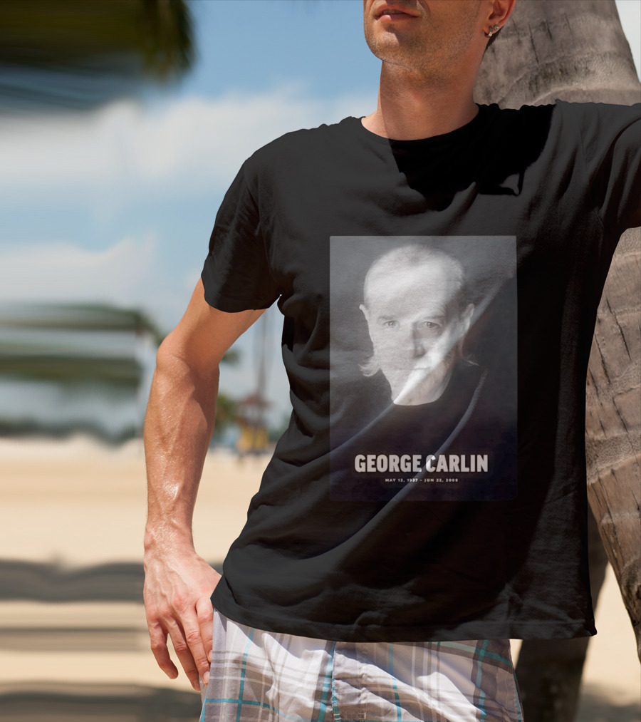 George Carlin May 12 1937 Jun 22 2008 T-Shirt