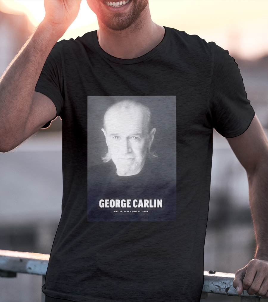 George Carlin May 12 1937 Jun 22 2008 T-Shirt