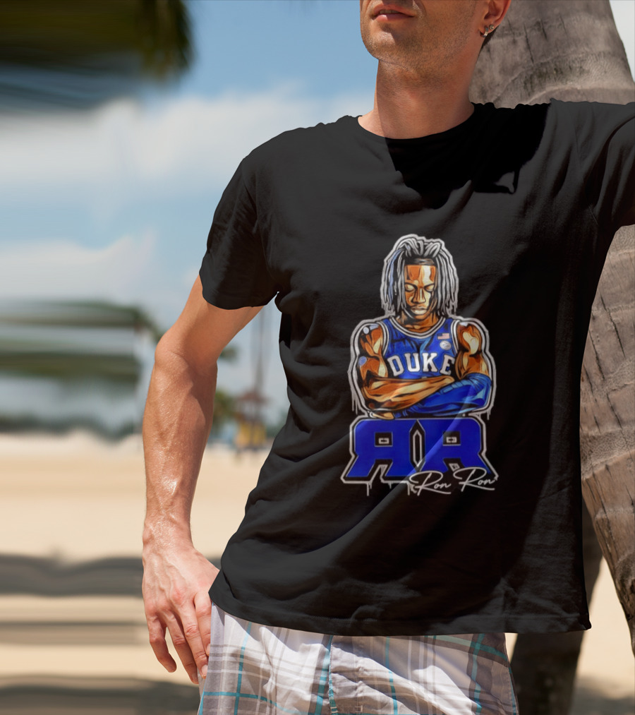 Ron Ron Deron Rippey Jr Duke Blue Devils Basketball Player T-Shirt