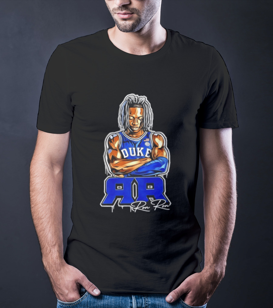 Ron Ron Deron Rippey Jr Duke Blue Devils Basketball Player T-Shirt