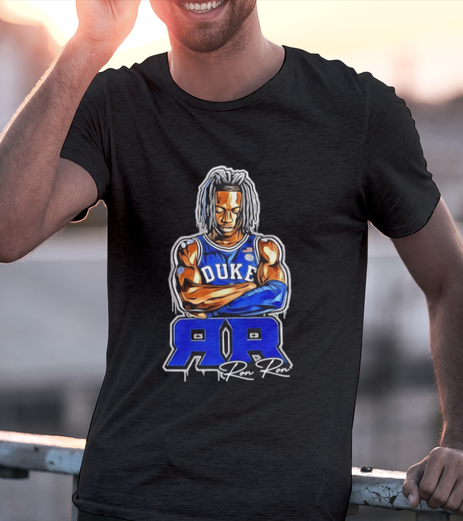 Ron Ron Deron Rippey Jr Duke Blue Devils Basketball Player T-Shirt
