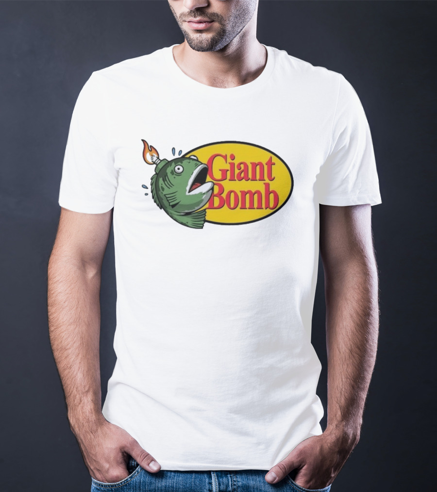Giant Bomb Fish With Explosive Head T-Shirt