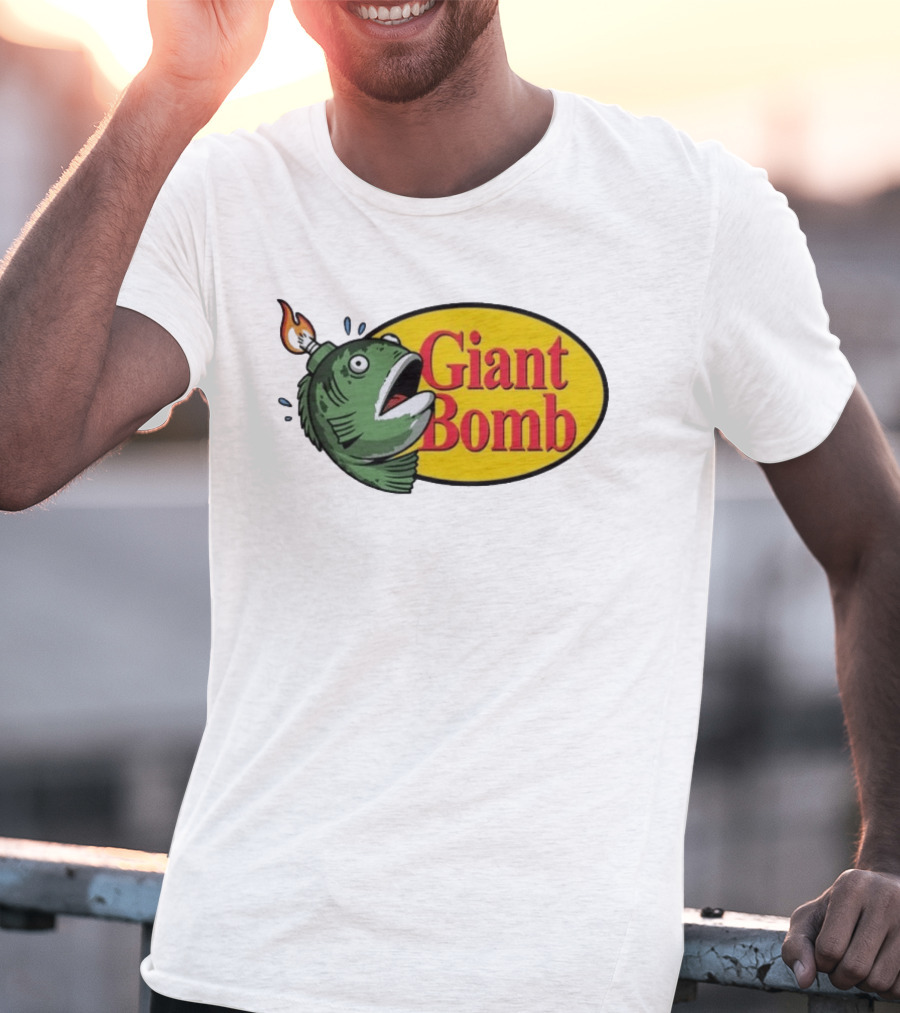 Giant Bomb Fish With Explosive Head T-Shirt