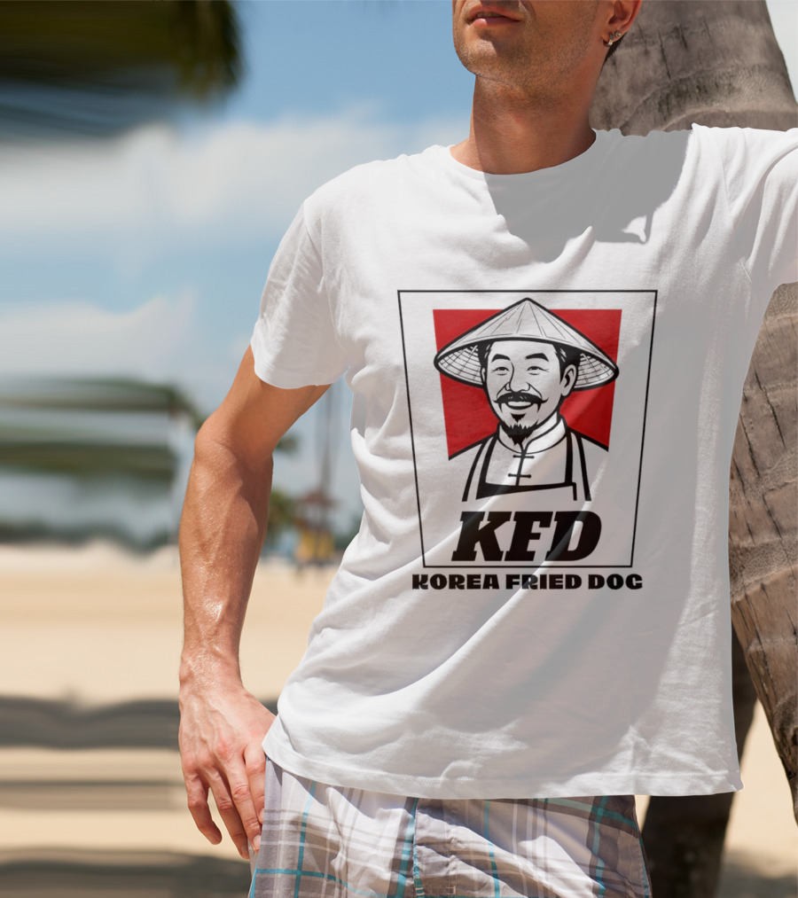 KFD Korea Fried Dog Asian T-Shirt