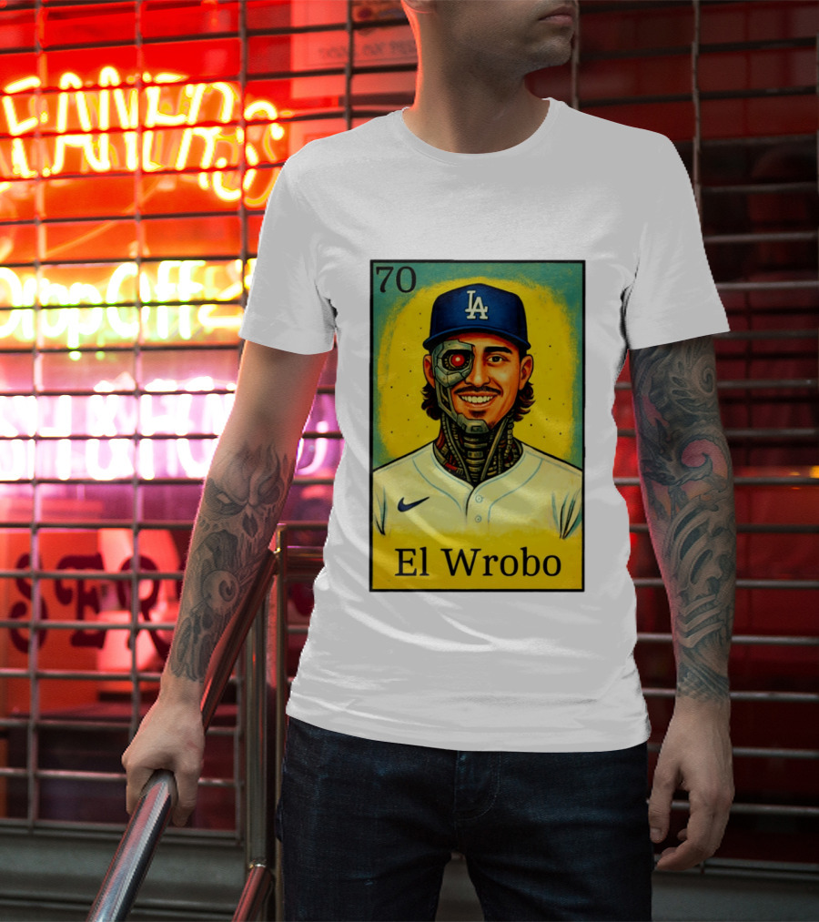 El Wrobo 70 Evan Phillips Los Angeles Dodgers T-Shirt