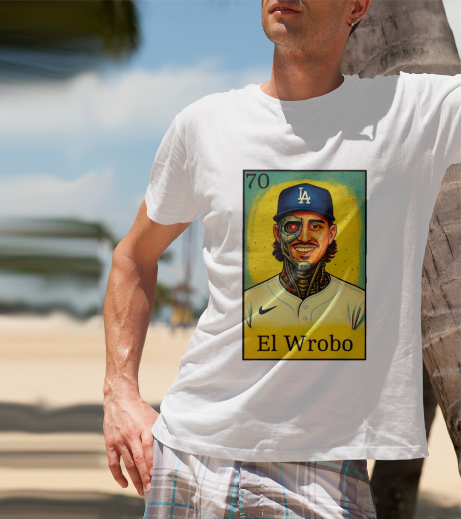 El Wrobo 70 Evan Phillips Los Angeles Dodgers T-Shirt