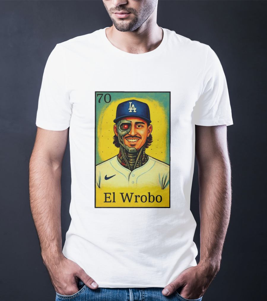 El Wrobo 70 Evan Phillips Los Angeles Dodgers T-Shirt