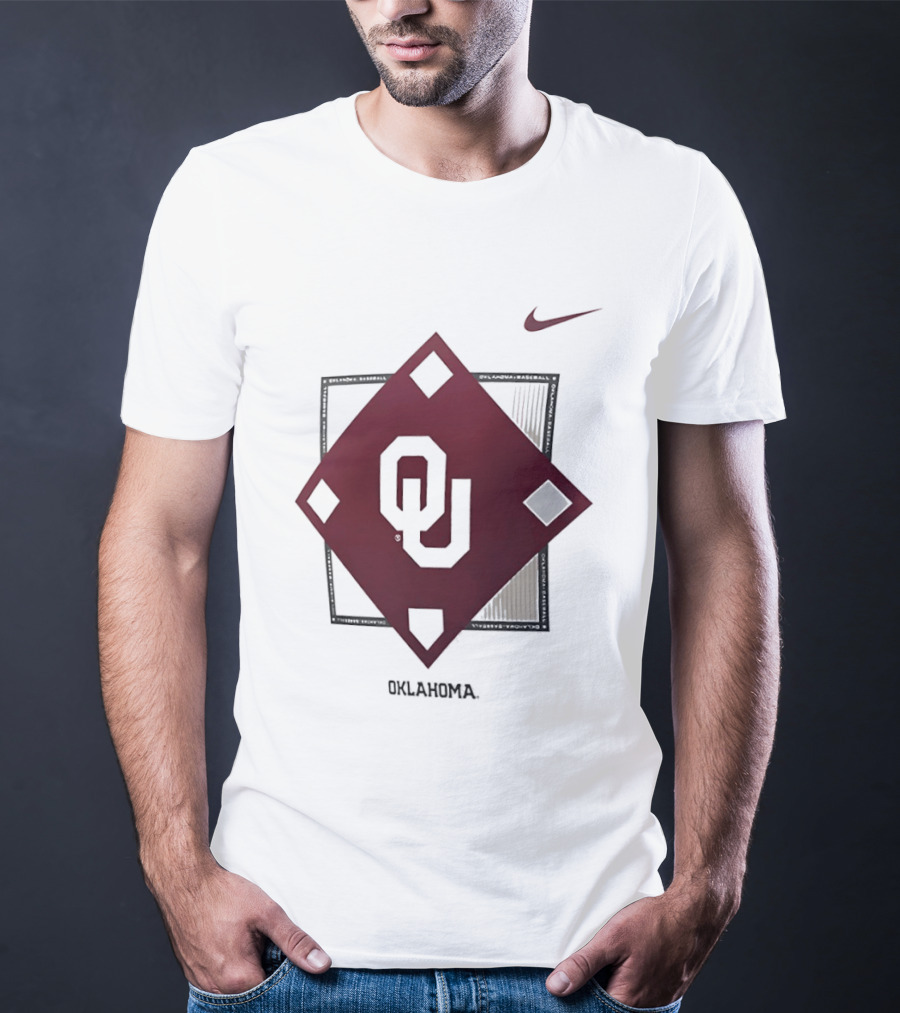 Nike Oklahoma Sooners OU Baseball Diamond T-Shirt