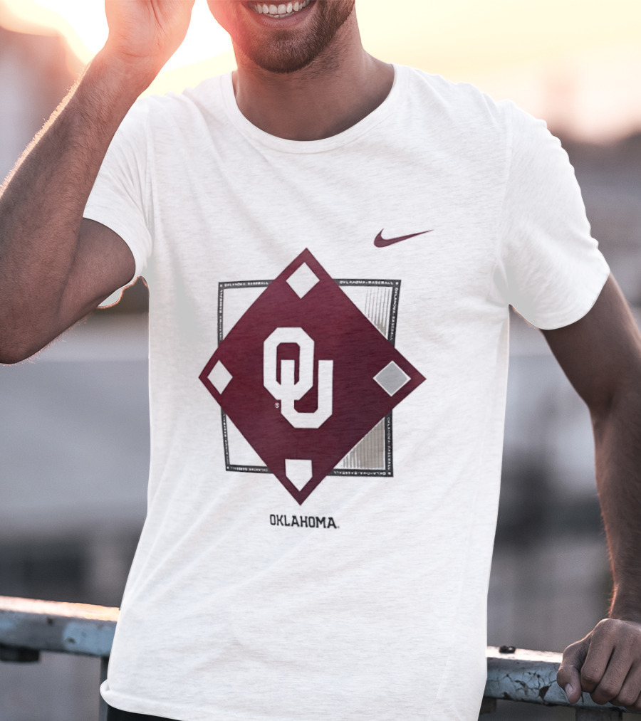 Nike Oklahoma Sooners OU Baseball Diamond T-Shirt